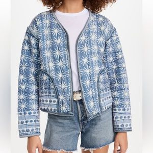 Free People Kara Quilted Cardigan Jacket
